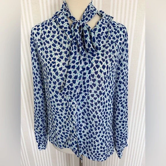 Vintage Givenchy Sport 3 Piece Skirt Set Blue Floral Print Women’s Size 8 - Picture 7 of 11